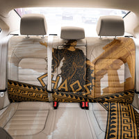 Greek Mythology Chaos Back Car Seat Cover Ancient Temple Ruins Classical Art Greek Key Pattern