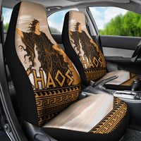 Greek Mythology Chaos Car Seat Cover Ancient Temple Ruins Classical Art Greek Key Pattern