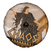 Greek Mythology Chaos Spare Tire Cover Ancient Temple Ruins Classical Art Greek Key Pattern