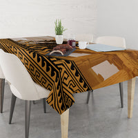 Greek Mythology Chaos Tablecloth Ancient Temple Ruins Classical Art Greek Key Pattern