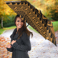 Greek Mythology Chaos Umbrella Ancient Temple Ruins Classical Art Greek Key Pattern