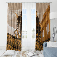 Greek Mythology Chaos Window Curtain Ancient Temple Ruins Classical Art Greek Key Pattern