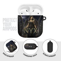 Greek Mythology Nyx AirPods Case Celestial Starry Night Classical Art Greek Key