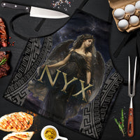 Greek Mythology Nyx Apron Celestial Starry Night Classical Art Greek Key