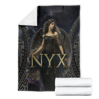 Greek Mythology Nyx Blanket Celestial Starry Night Classical Art Greek Key