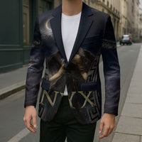 Greek Mythology Nyx Blazer Celestial Starry Night Classical Art Greek Key