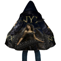 Greek Mythology Nyx Cloak Celestial Starry Night Classical Art Greek Key