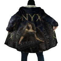 Greek Mythology Nyx Cloak Celestial Starry Night Classical Art Greek Key