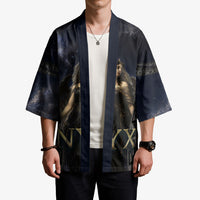 Greek Mythology Nyx Kimono Celestial Starry Night Classical Art Greek Key