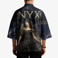 Greek Mythology Nyx Kimono Celestial Starry Night Classical Art Greek Key