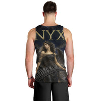 Greek Mythology Nyx Men Tank Top Celestial Starry Night Classical Art Greek Key