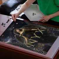 Greek Mythology Nyx Puzzle Celestial Starry Night Classical Art Greek Key