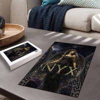 Greek Mythology Nyx Puzzle Celestial Starry Night Classical Art Greek Key