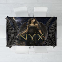 Greek Mythology Nyx Tablecloth Celestial Starry Night Classical Art Greek Key