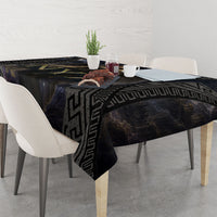Greek Mythology Nyx Tablecloth Celestial Starry Night Classical Art Greek Key