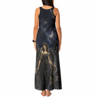 Greek Mythology Nyx Tank Maxi Dress Celestial Starry Night Classical Art Greek Key