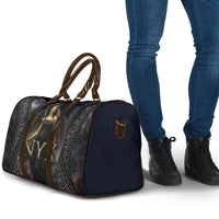 Greek Mythology Nyx Travel Bag Celestial Starry Night Classical Art Greek Key