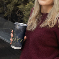 Greek Mythology Nyx Tumbler Cup Celestial Starry Night Classical Art Greek Key