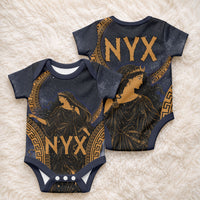 Greek Mythology Nyx Baby Onesie Starry Night Classical Art Greek Key Pattern
