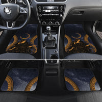 Greek Mythology Nyx Car Mats Starry Night Classical Art Greek Key Pattern