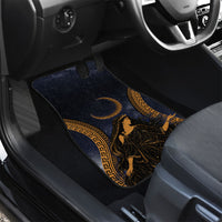 Greek Mythology Nyx Car Mats Starry Night Classical Art Greek Key Pattern