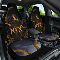 Greek Mythology Nyx Car Seat Cover Starry Night Classical Art Greek Key Pattern