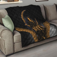 Greek Mythology Nyx Quilt Starry Night Classical Art Greek Key Pattern