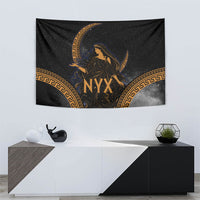 Greek Mythology Nyx Tapestry Starry Night Classical Art Greek Key Pattern