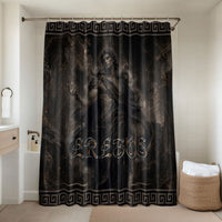 Greek Mythology Erebus Bathroom Set God Of Darkness Classical Art Greek Key Pattern
