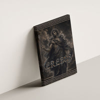 Greek Mythology Erebus Canvas Wall Art God Of Darkness Classical Art Greek Key Pattern