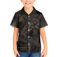Greek Mythology Erebus Hawaiian Shirt God Of Darkness Classical Art Greek Key Pattern