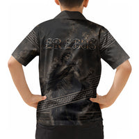 Greek Mythology Erebus Hawaiian Shirt God Of Darkness Classical Art Greek Key Pattern