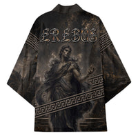 Greek Mythology Erebus Kimono God Of Darkness Classical Art Greek Key Pattern