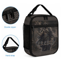 Greek Mythology Erebus Lunch Bag God Of Darkness Classical Art Greek Key Pattern