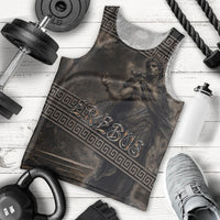 Greek Mythology Erebus Men Tank Top God Of Darkness Classical Art Greek Key Pattern