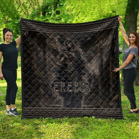 Greek Mythology Erebus Quilt God Of Darkness Classical Art Greek Key Pattern