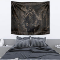 Greek Mythology Erebus Tapestry God Of Darkness Classical Art Greek Key Pattern