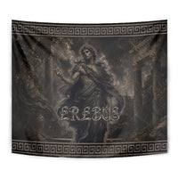Greek Mythology Erebus Tapestry God Of Darkness Classical Art Greek Key Pattern