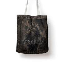 Greek Mythology Erebus Tote Bag God Of Darkness Classical Art Greek Key Pattern