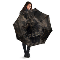 Greek Mythology Erebus Umbrella God Of Darkness Classical Art Greek Key Pattern