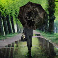 Greek Mythology Erebus Umbrella God Of Darkness Classical Art Greek Key Pattern