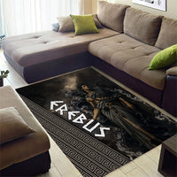Erebus Greek Mythology Area Rug Ancient Greek God Of Darkness Fantasy Art