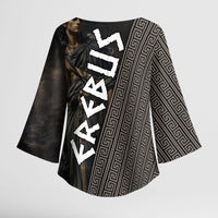 Erebus Greek Mythology Kimono Sleeve Blouse Ancient Greek God Of Darkness Fantasy Art