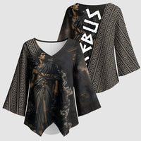 Erebus Greek Mythology Kimono Sleeve Blouse Ancient Greek God Of Darkness Fantasy Art