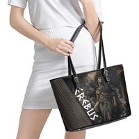 Erebus Greek Mythology Leather Tote Bag Ancient Greek God Of Darkness Fantasy Art