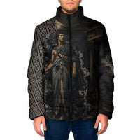 Erebus Greek Mythology Padded Jacket Ancient Greek God Of Darkness Fantasy Art