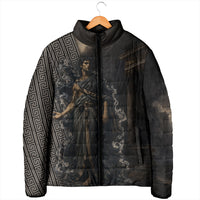 Erebus Greek Mythology Padded Jacket Ancient Greek God Of Darkness Fantasy Art