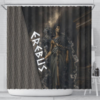 Erebus Greek Mythology Shower Curtain Ancient Greek God Of Darkness Fantasy Art