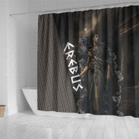 Erebus Greek Mythology Shower Curtain Ancient Greek God Of Darkness Fantasy Art
