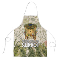 Sukkot Apron Jewish Holiday Gratitude Dwells Here - Vintage Botanical Sukkah